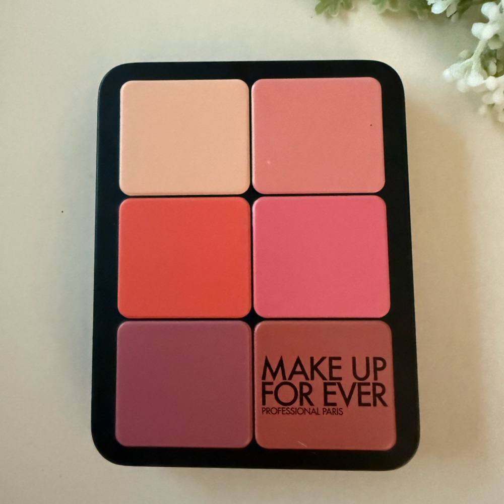 Makeup Forever Blush Palette - Coral, Peach, Mauve, NEW!